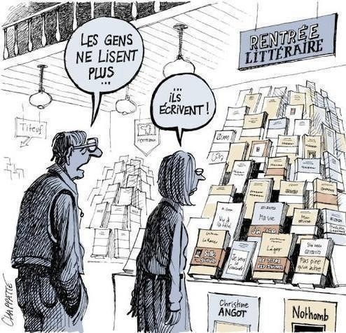 Комикс rentree litteraire литература во Франции | Вдохновить на роман